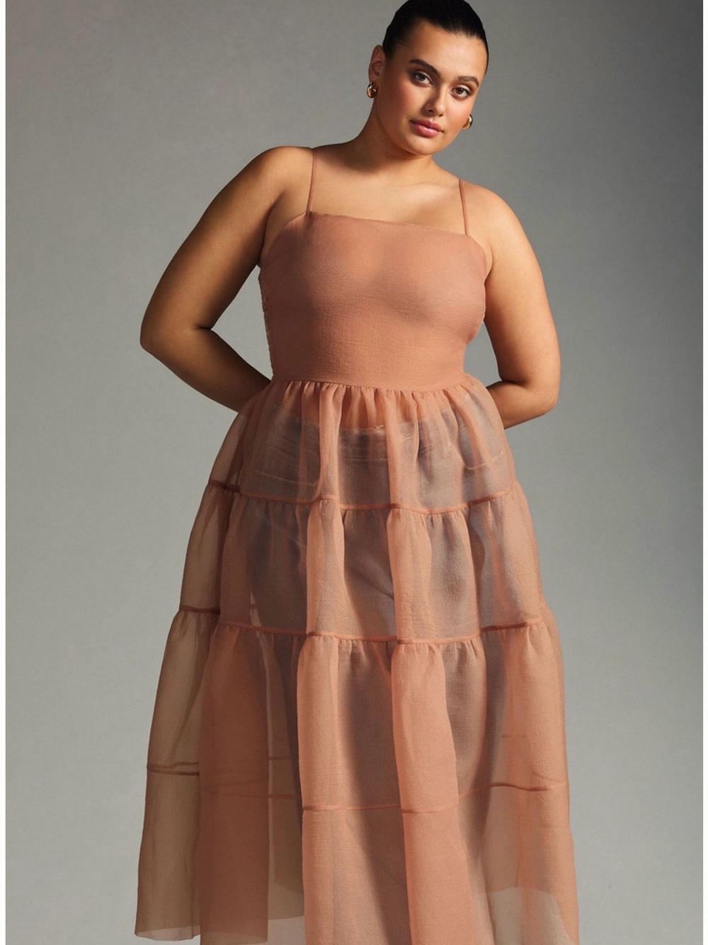 OhSevenDays sheer tiered mini dress.NWT!